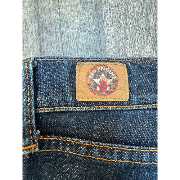 Red Engine Vintage Ruby Women's Raw Selvedge Denim Jeans Size 29 Dark Blue MiUSA - Picture 12 of 16
